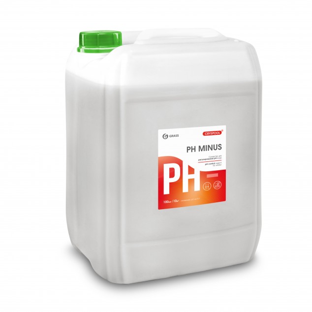Средство для регулирования pH воды CRYSPOOL PН MINUS 150010, канистра 35 кг