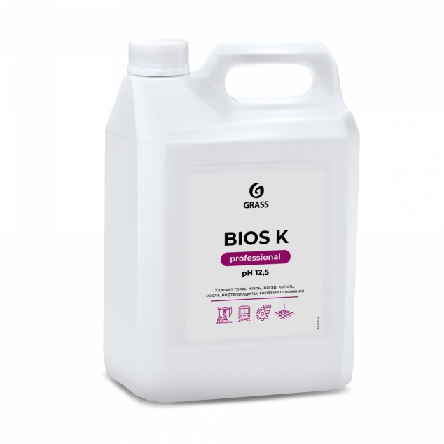 Высококонцентрированное щелочное средство «Bios K» (канистра 5,6 кг)