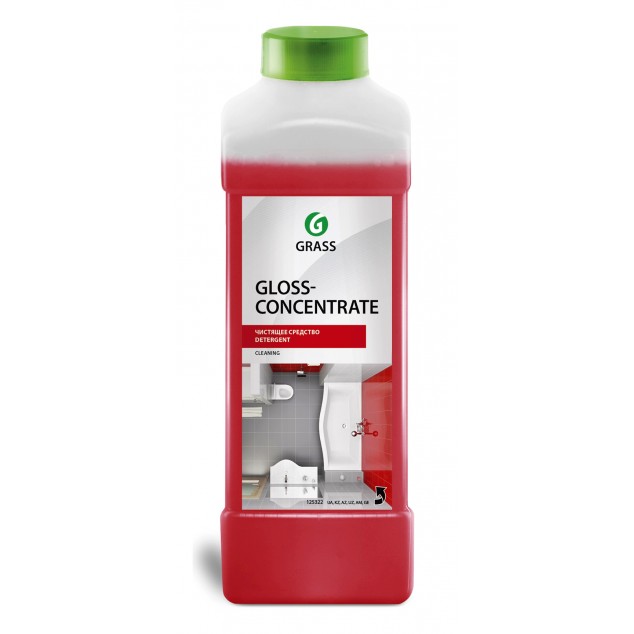 Концентрированное чистящее средство GLOSS-CONCENTRATE 125322, канистра 1 литр