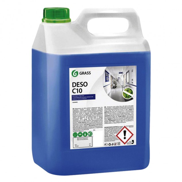 Средство для чистки и дезинфекции DESO C10 125191, концентрат, канистра 5 кг