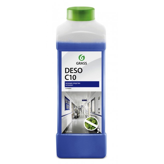 Средство для чистки и дезинфекции DESO C10 125190, концентрат, канистра 1 литр
